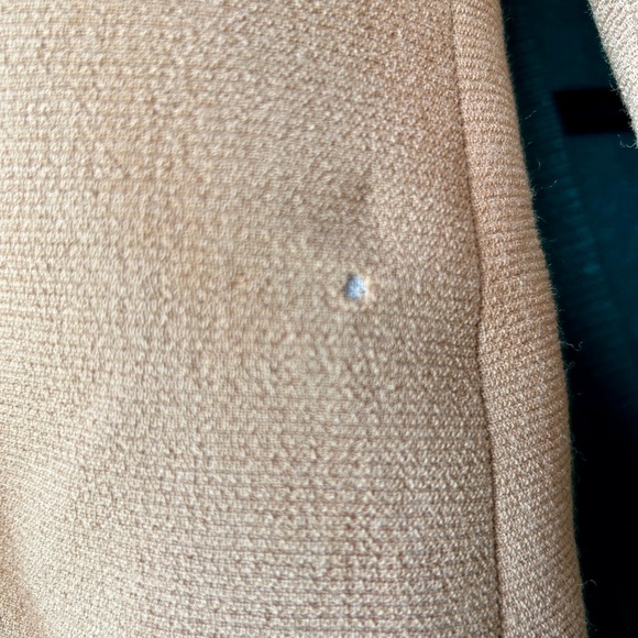 Vintage 70s tan wool/faux suede blazer by Caloma Size small - Picture 7 of 10